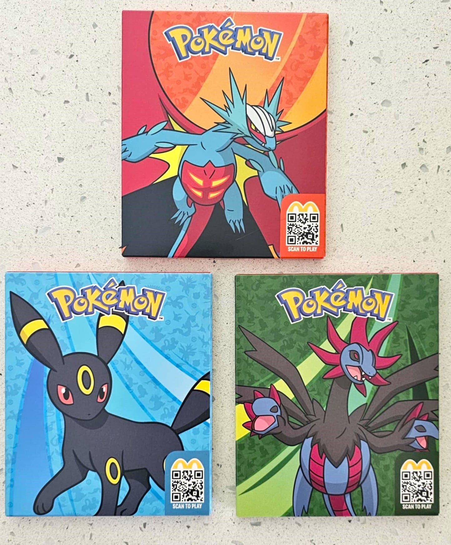 2025 MCDONALDS PROMO 3 PACK - HYDREIGON, UMBREON, ROARING MOON