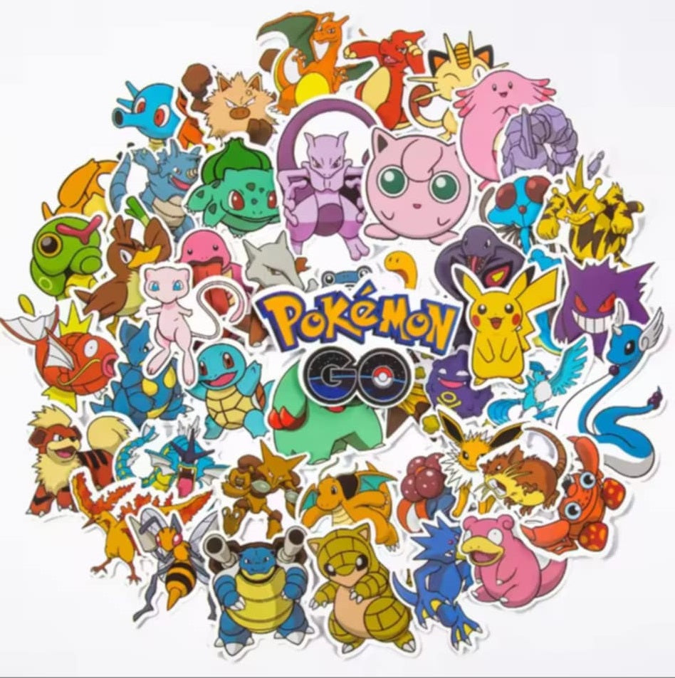 POKEMON STICKER PACKS ASSORTED 50 PER PACK