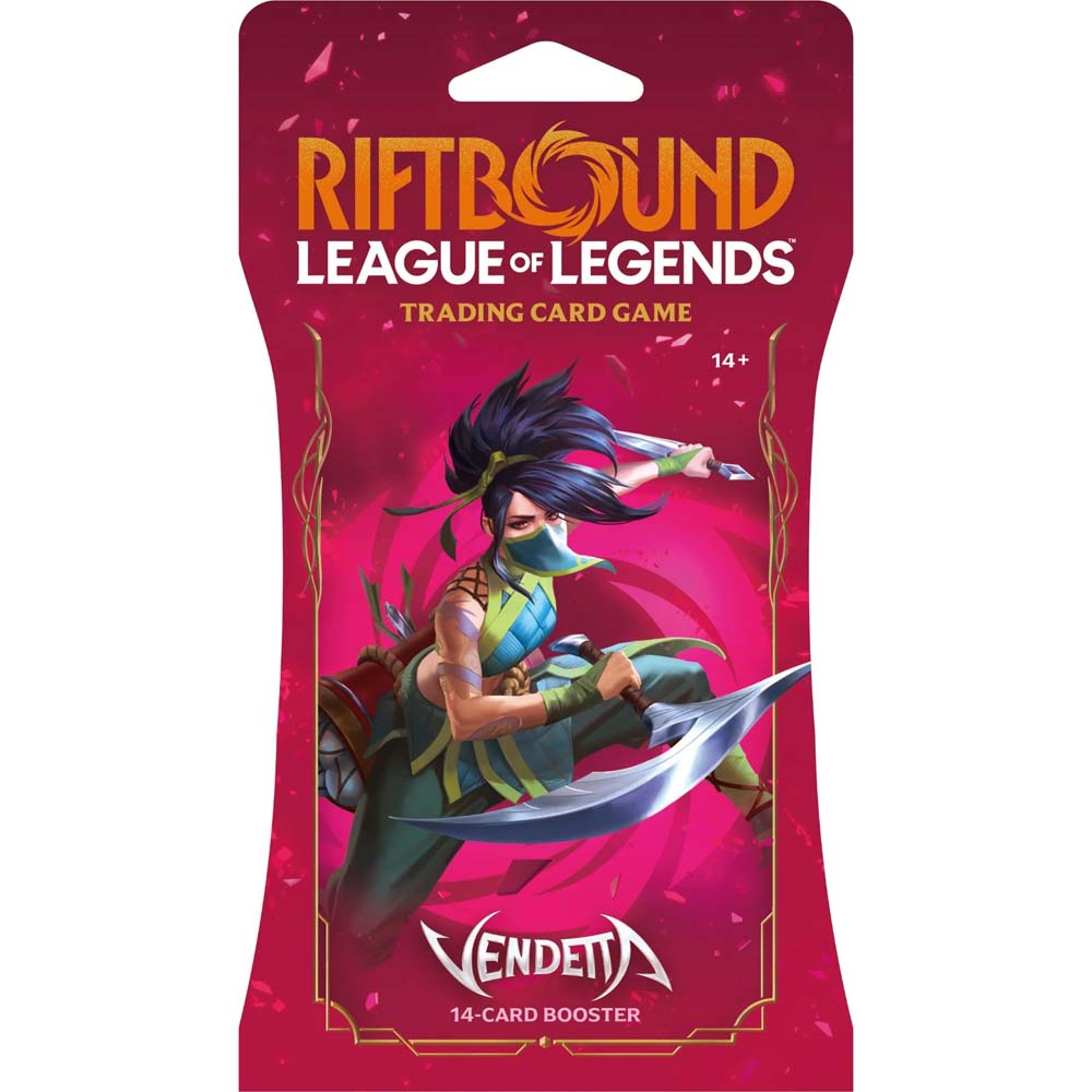 League Of Legends Riftbound Vendetta Hangsell Booster Pack