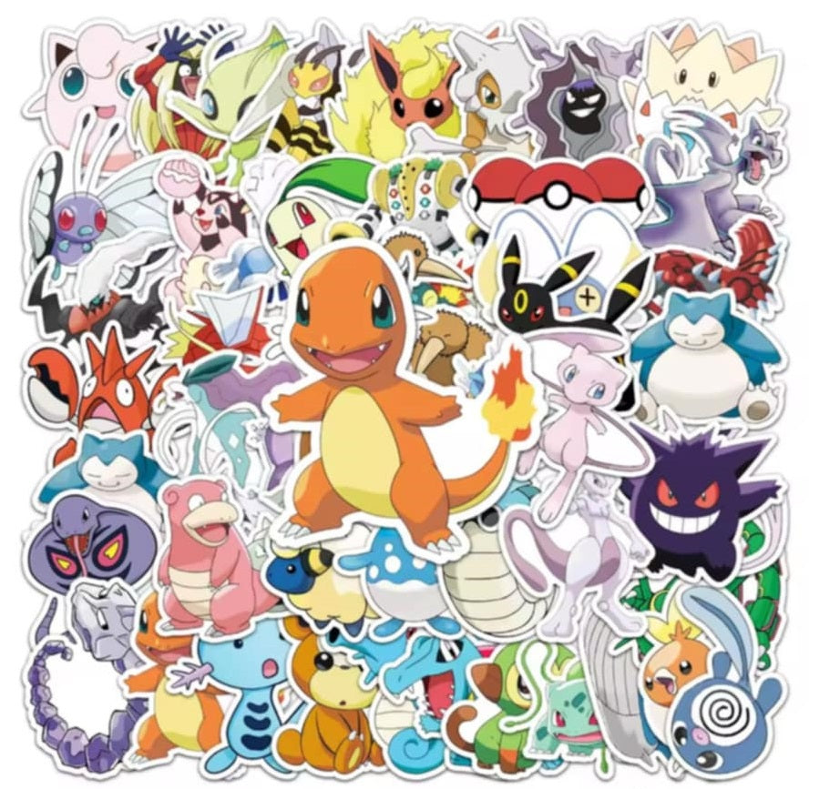 POKEMON STICKER PACKS ASSORTED 50 PER PACK
