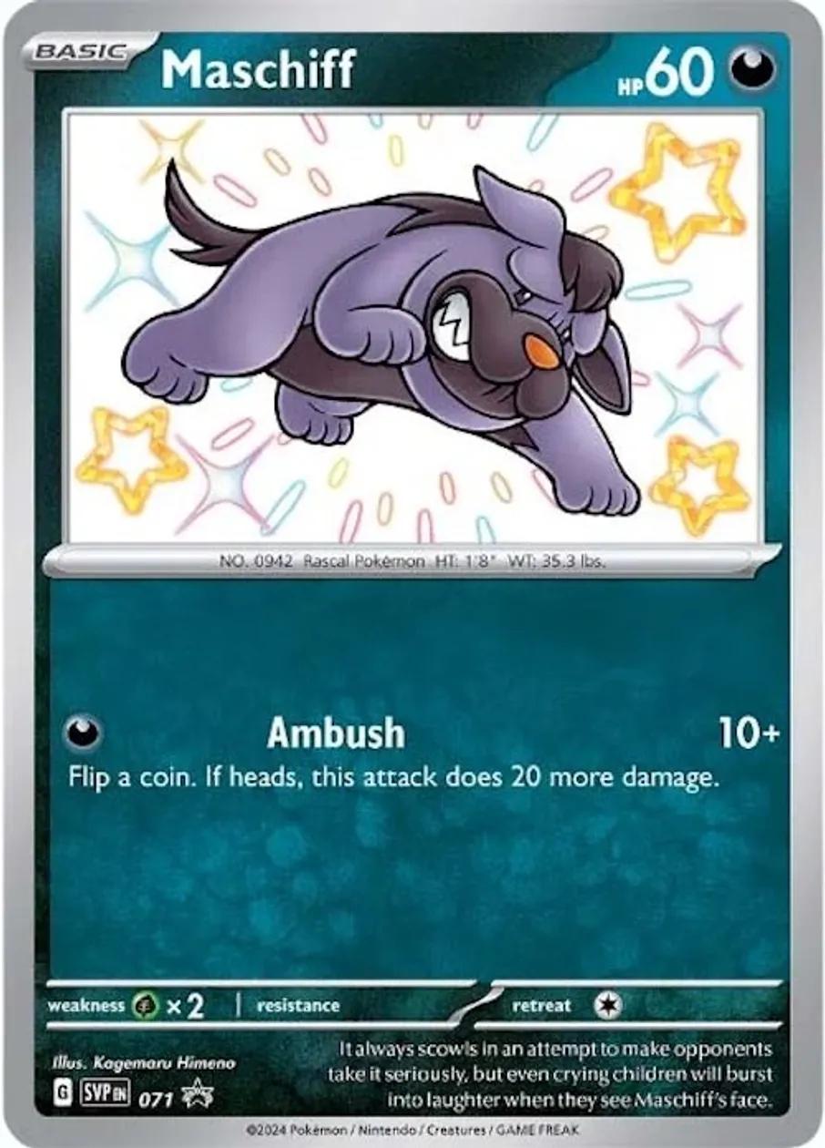 Paldean Fates Maschiff Promo