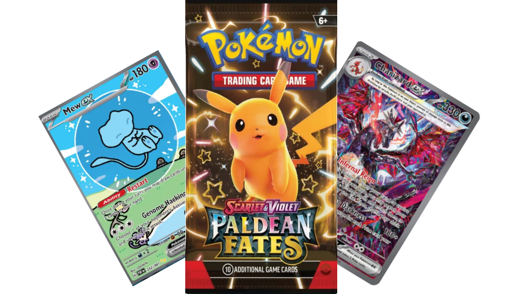 PALDEAN FATES TECH STICKER COLLECTION SET (3 BOOSTER PACKS)
