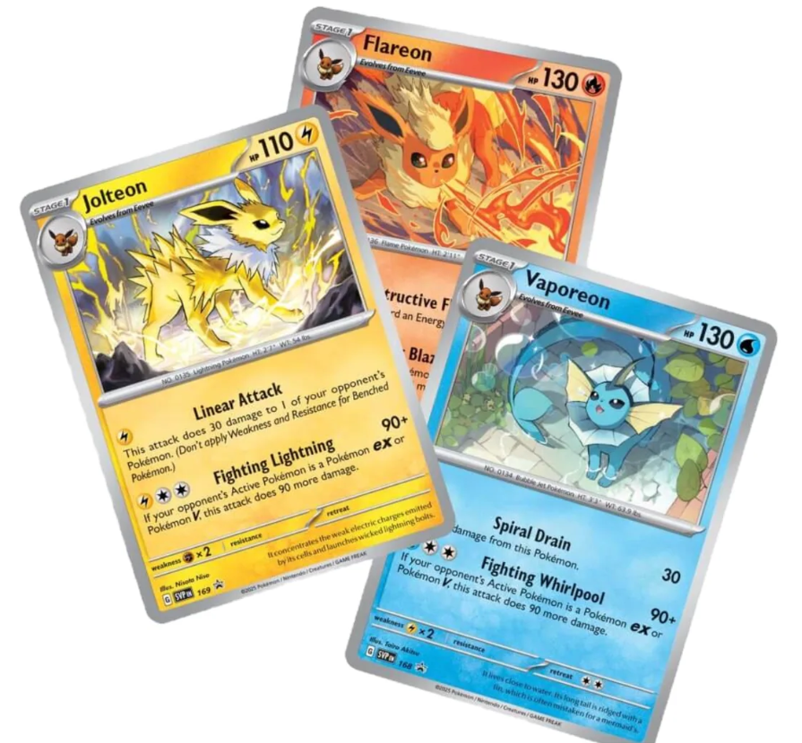 PRISMATIC EVOLUTIONS PROMO TRIO