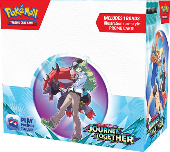 JOURNEY TOGETHER BOOSTER BOX + BOX TOPPER FULL ART CARD