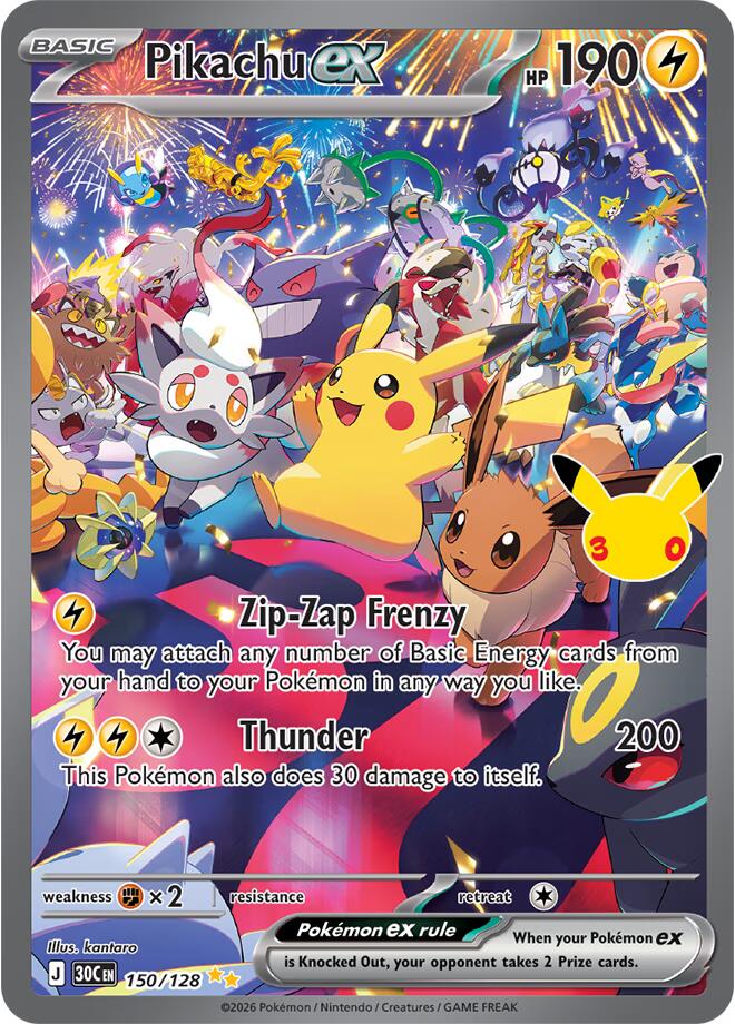 Pokémon 30th Anniversary Booster Pack English