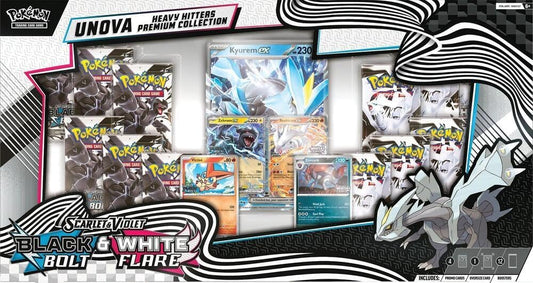 Pokémon Scarlet & Violet: Black Bolt & White Flare Unova Heavy Hitters Premium Collection