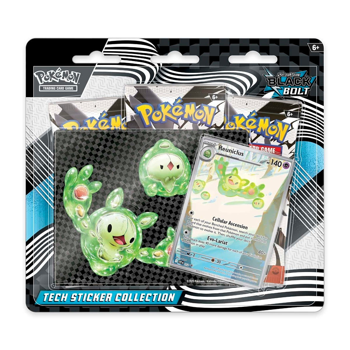 BLACK BOLT TECH STICKER COLLECTION (REUNICLUS) - SCARLET & VIOLET POKEMON TCG