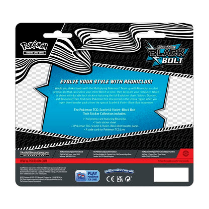 BLACK BOLT TECH STICKER COLLECTION (REUNICLUS) - SCARLET & VIOLET POKEMON TCG
