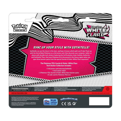 WHITE FLARE TECH STICKER COLLECTION (GOTHITELLE) - SCARLET & VIOLET POKEMON TCG