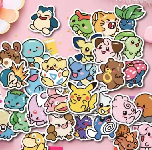 POKEMON STICKER PACKS ASSORTED 50 PER PACK