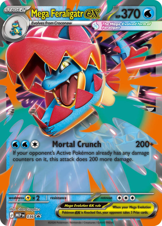 Mega Feraligatr EX 036 Promo [JUMBO]