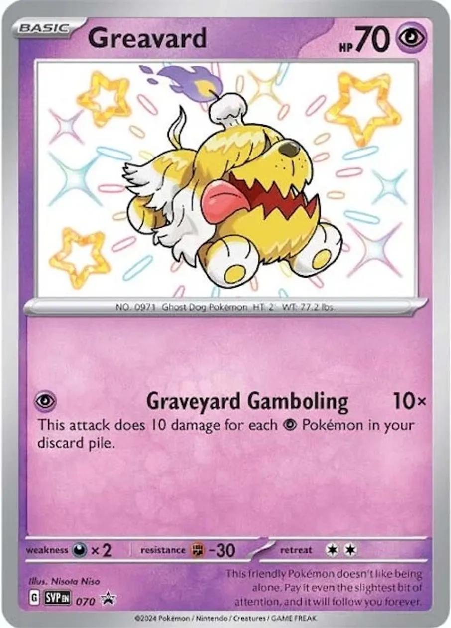 Paldean Fates Greavard Promo