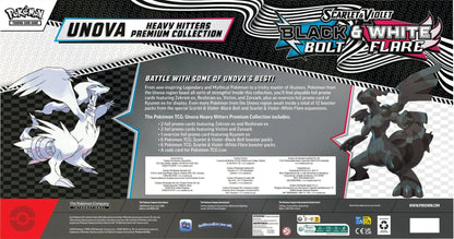 Pokémon Scarlet & Violet: Black Bolt & White Flare Unova Heavy Hitters Premium Collection