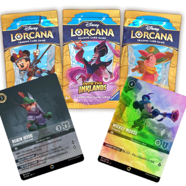 Disney Lorcana S3 Into The Inklands Booster Pack