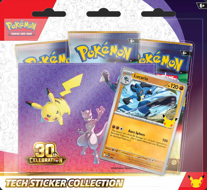 Pokémon 30th Anniversary 3-pack blister