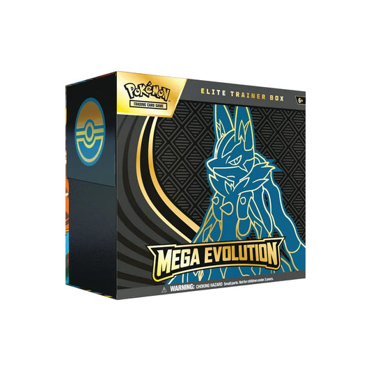 MEGA EVOLUTIONS LUCARIO ELITE TRAINER BOX
