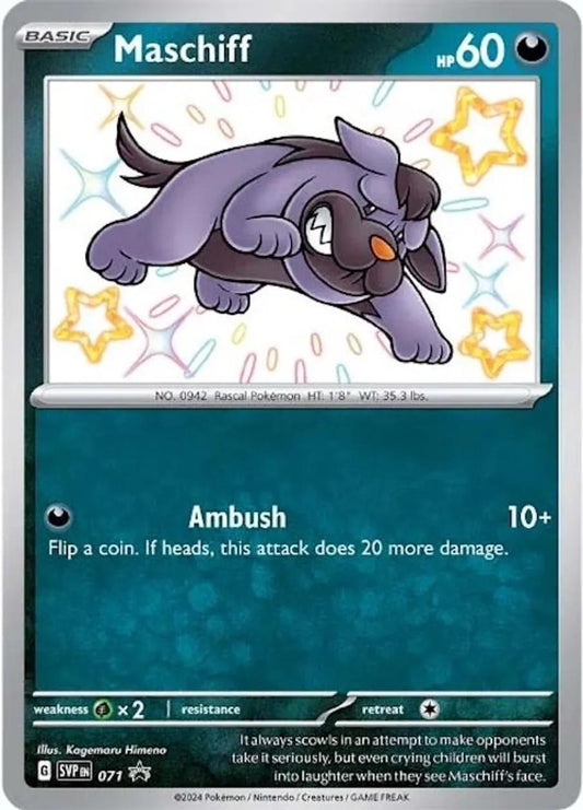 Paldean Fates Maschiff Promo