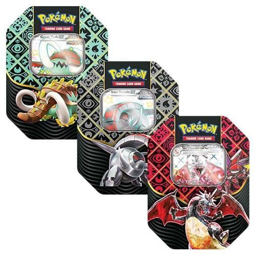 PALDEAN FATES TIN - 4 BOOSTERS