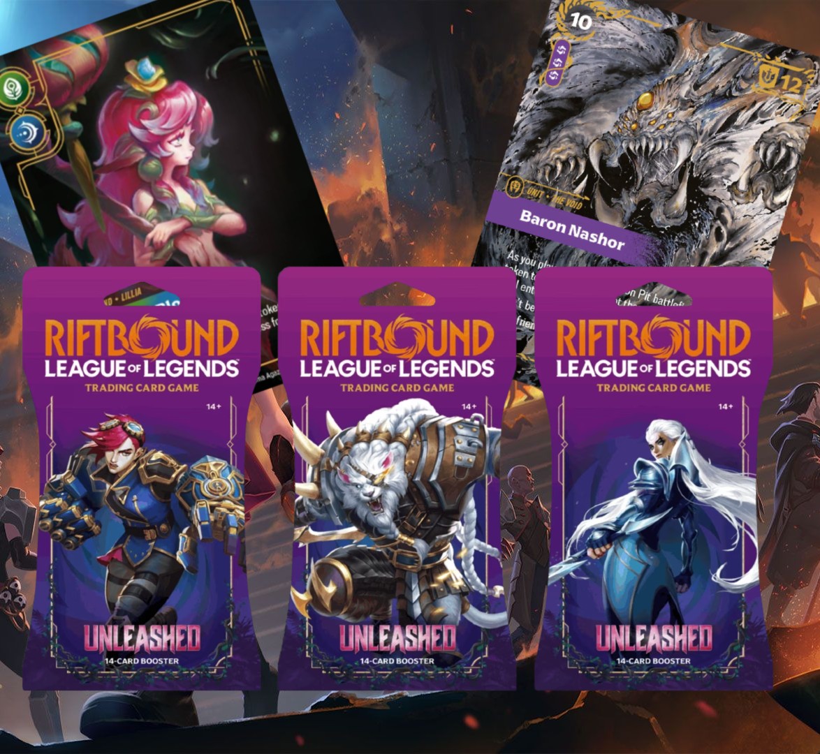 Riftbound League of Legends - Unleashed Booster Pack