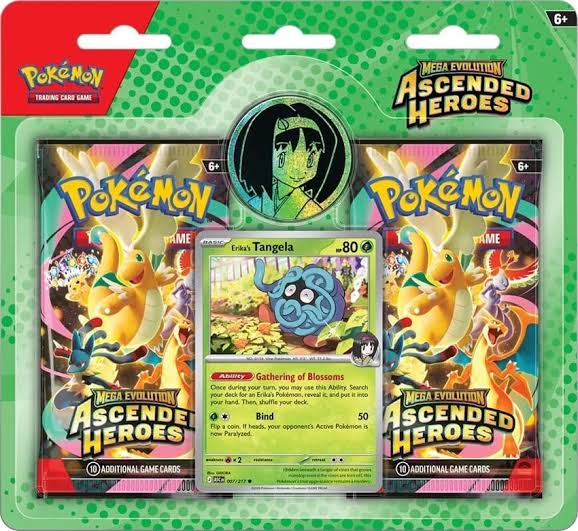 ASCENDED HEROES 2 PACK BLISTER + PROMO
