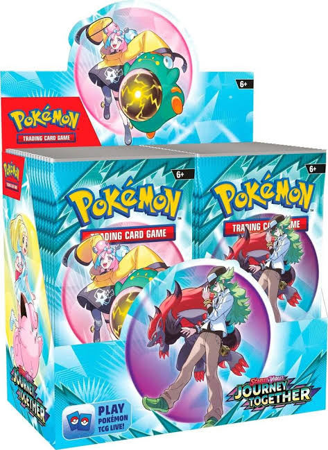 JOURNEY TOGETHER BOOSTER BOX + BOX TOPPER FULL ART CARD
