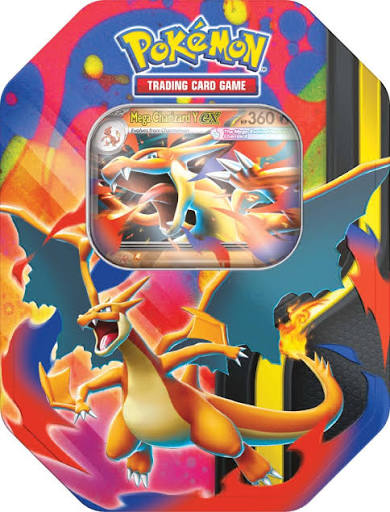 MEGA CHARIZARD EX TIN